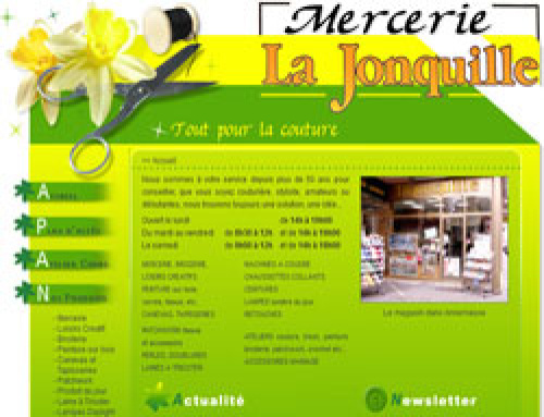 Site web Annemasse Mercerie-la-Jonquille